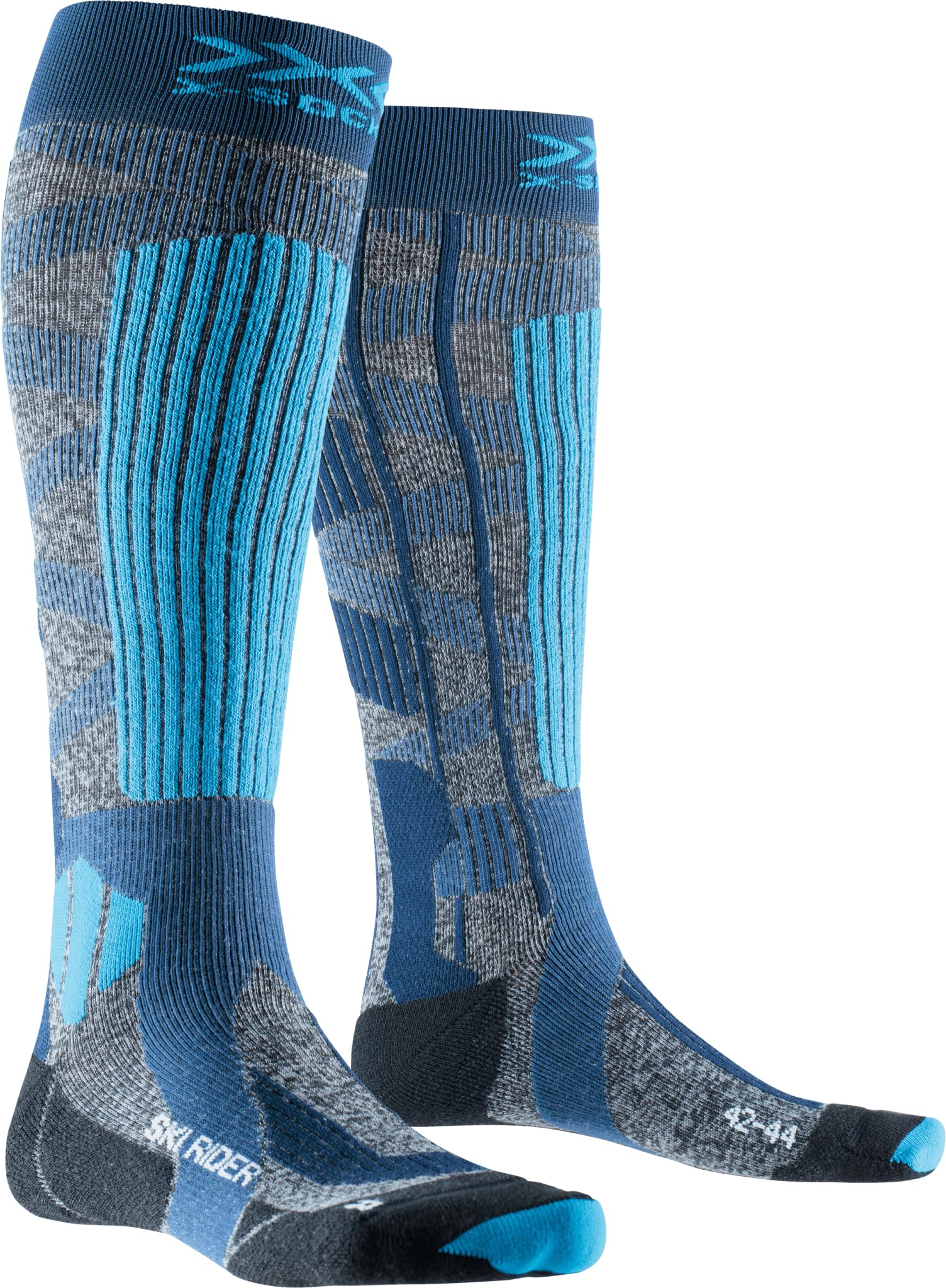 X-Socks Ski Rider 4.0 calze sci grigio arancione 35-38 termiche