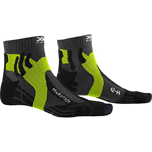 X-Socks Marathon Calze Corsa 44 Dark Ruby lunghe distanze