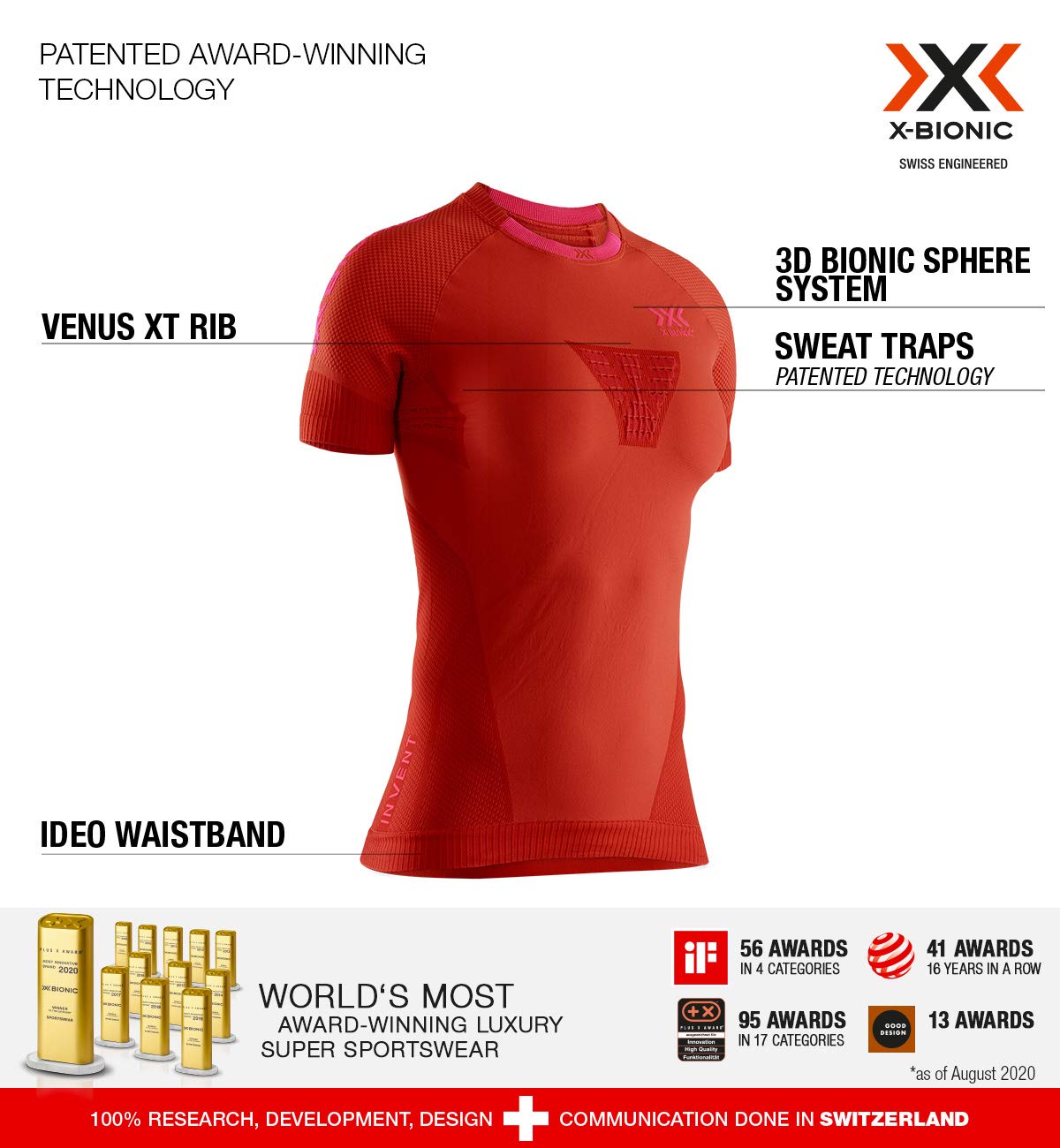 Bionic Invent Run Speed maglia running donna manica corta