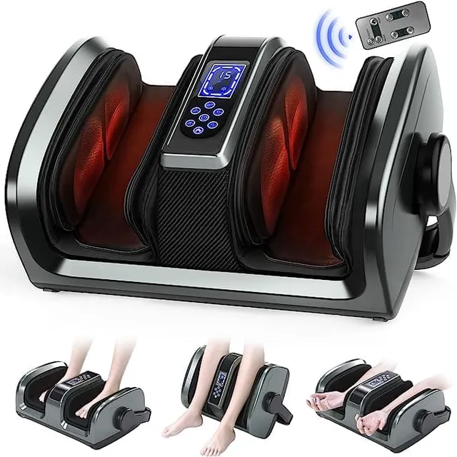 Tisscare Foot Massagers massaggiatore piedi shiatsu bianco 5 intensità
