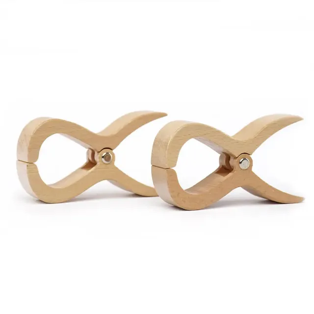 Tuuli Set 2 Mollette Grandi Faggio Uso Quotidiano 6 cm