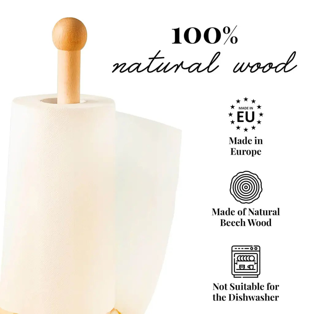Tuuli Accessori casa Portarotolo cucina faggio 35 cm