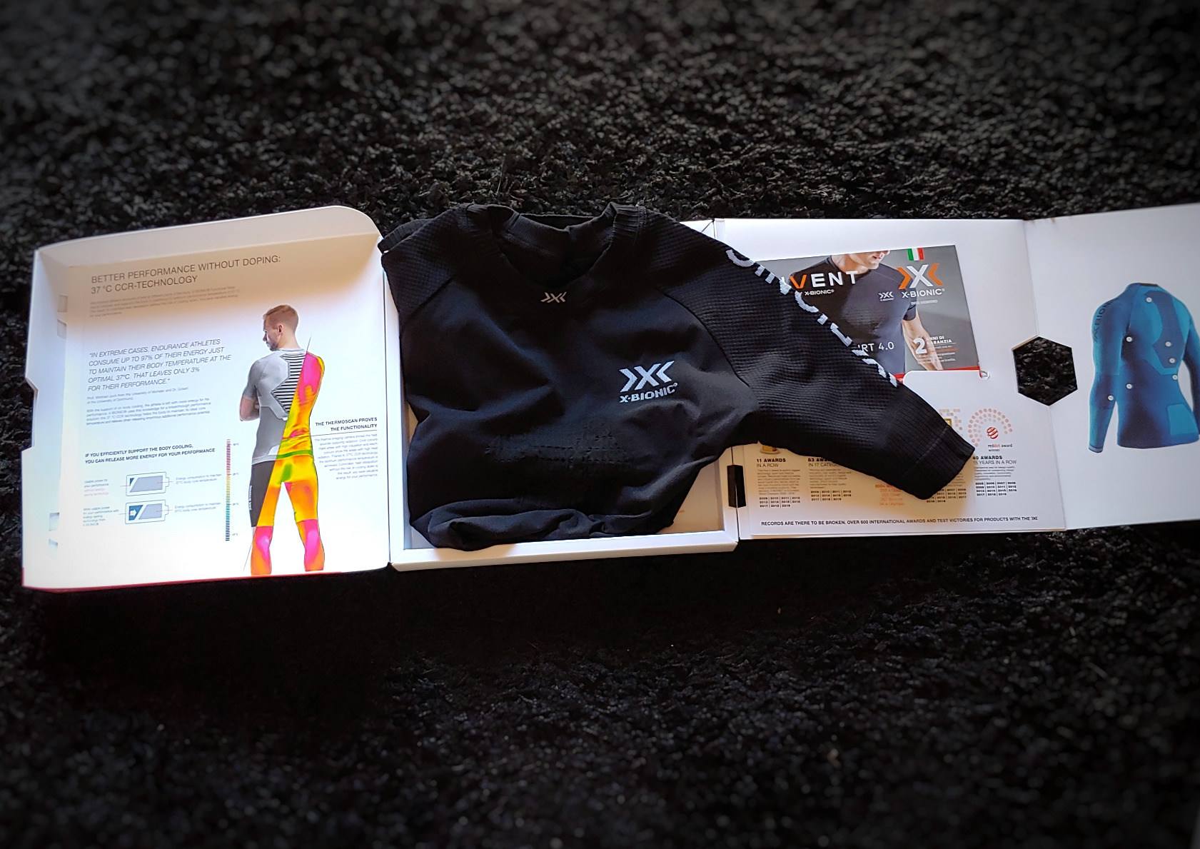 X-Bionic Invent 4.0 Run Speed maglietta uomo manica corta