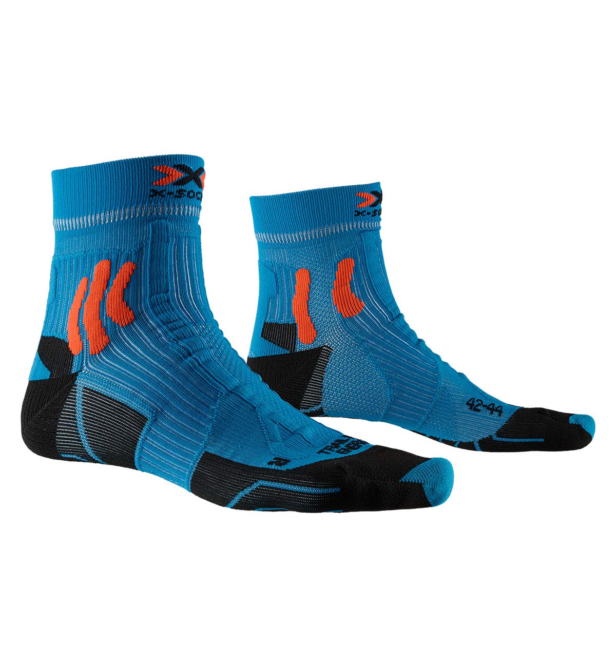X-Socks Trail Run Energy Calze Trail Running 42-44 Blu Arancio