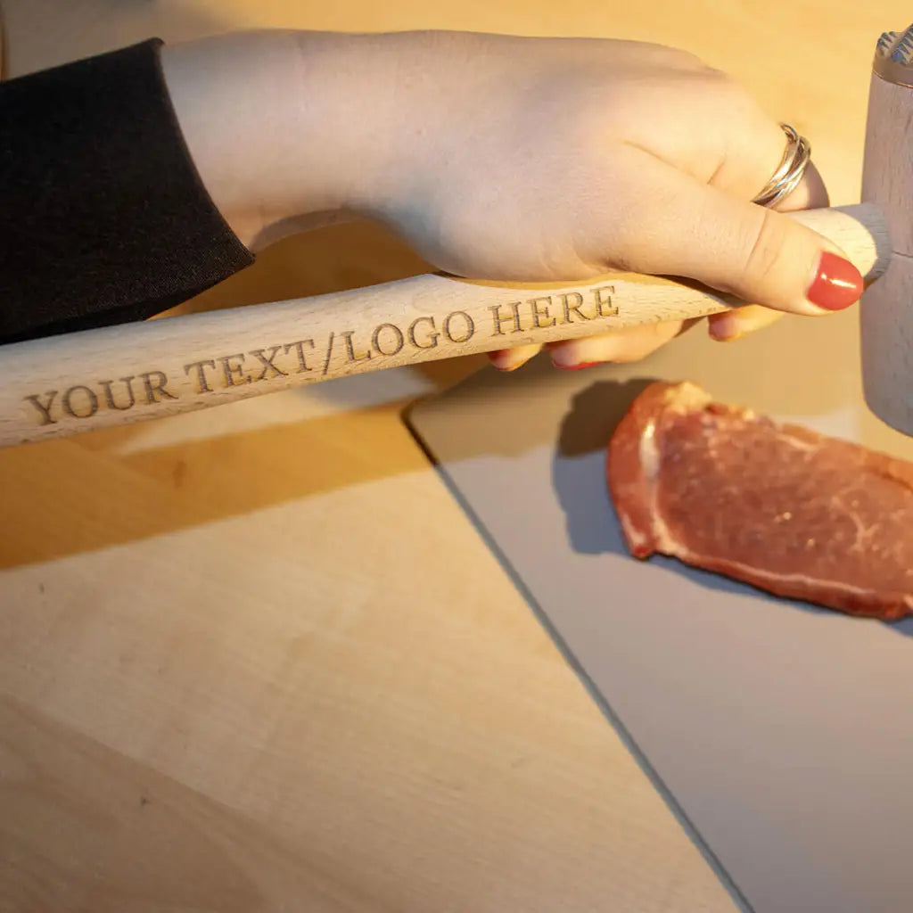 Tuuli Utensili da cucina Batticarne Faggio 28 cm Personalizzato