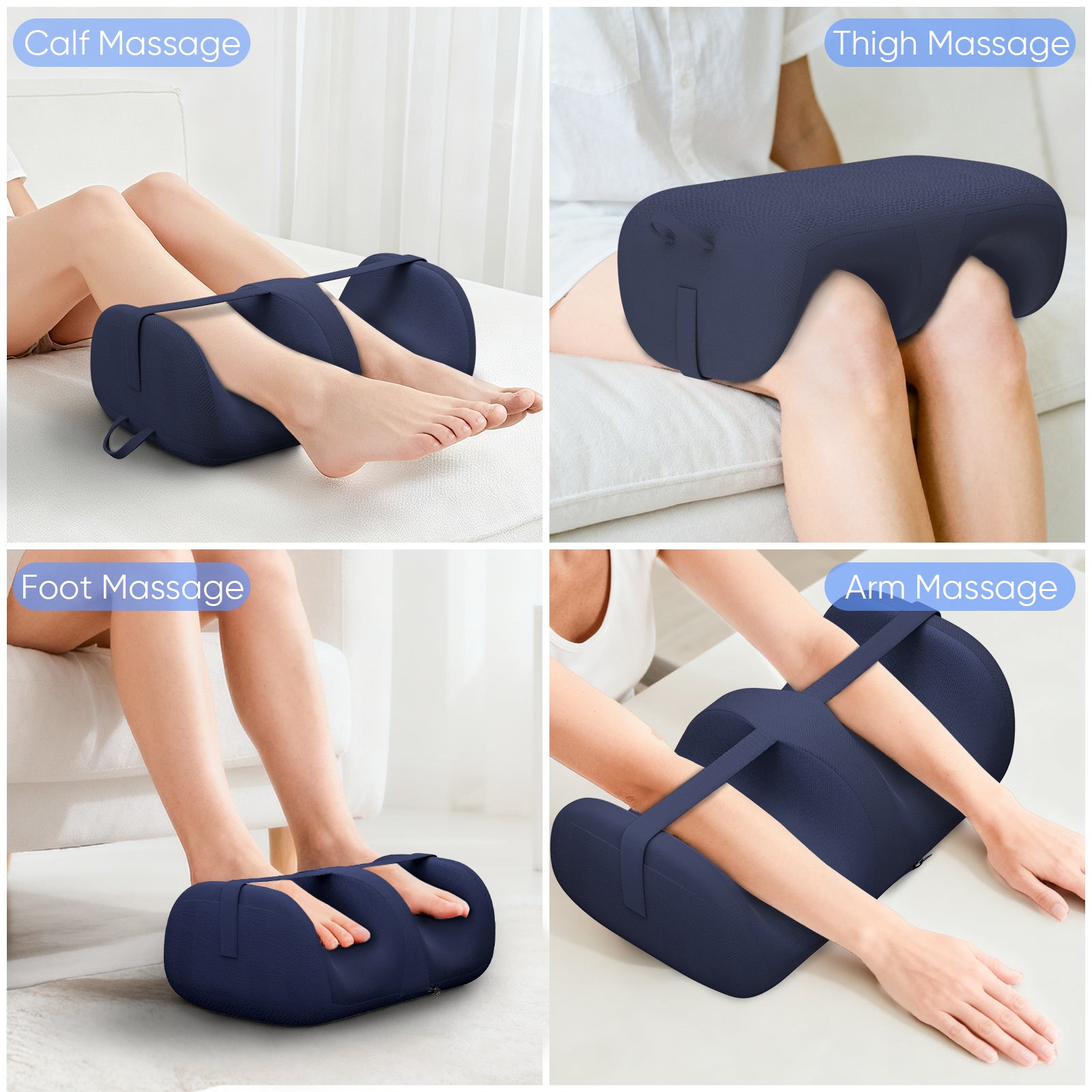 Tisscare Mini massaggiatore piedi elettrico con calore
