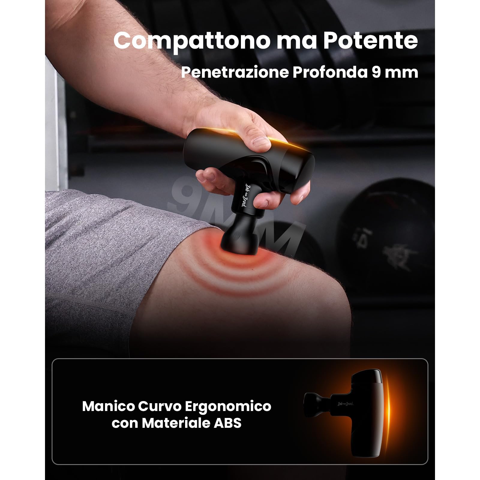 Bob and Brad M7 Plus Pistola Massaggio Calore 9mm Compatta