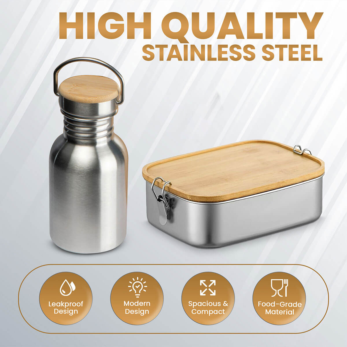 Tuuli Pranzo fuori casa Set portapranzo 800ml + bottiglia 400ml