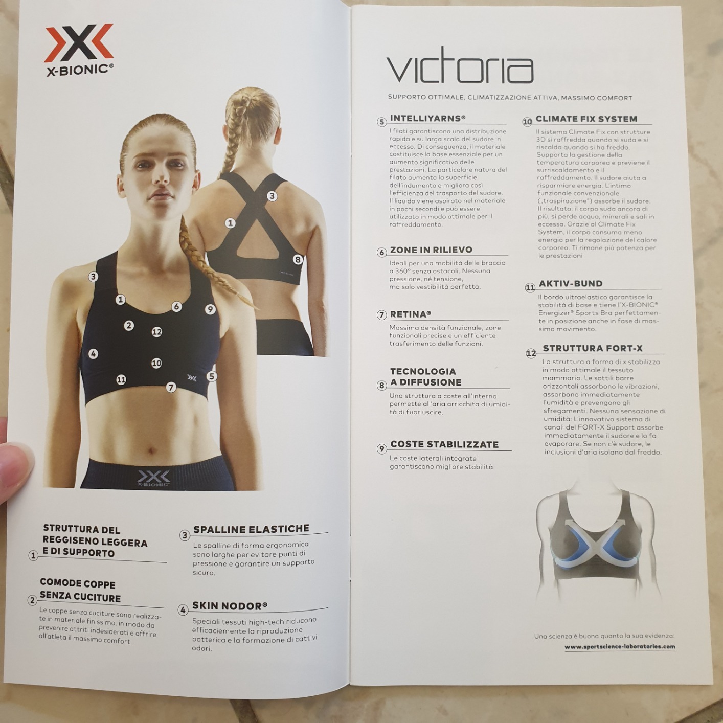 X-Bionic Energizer 4.0 reggiseno sportivo M grigio