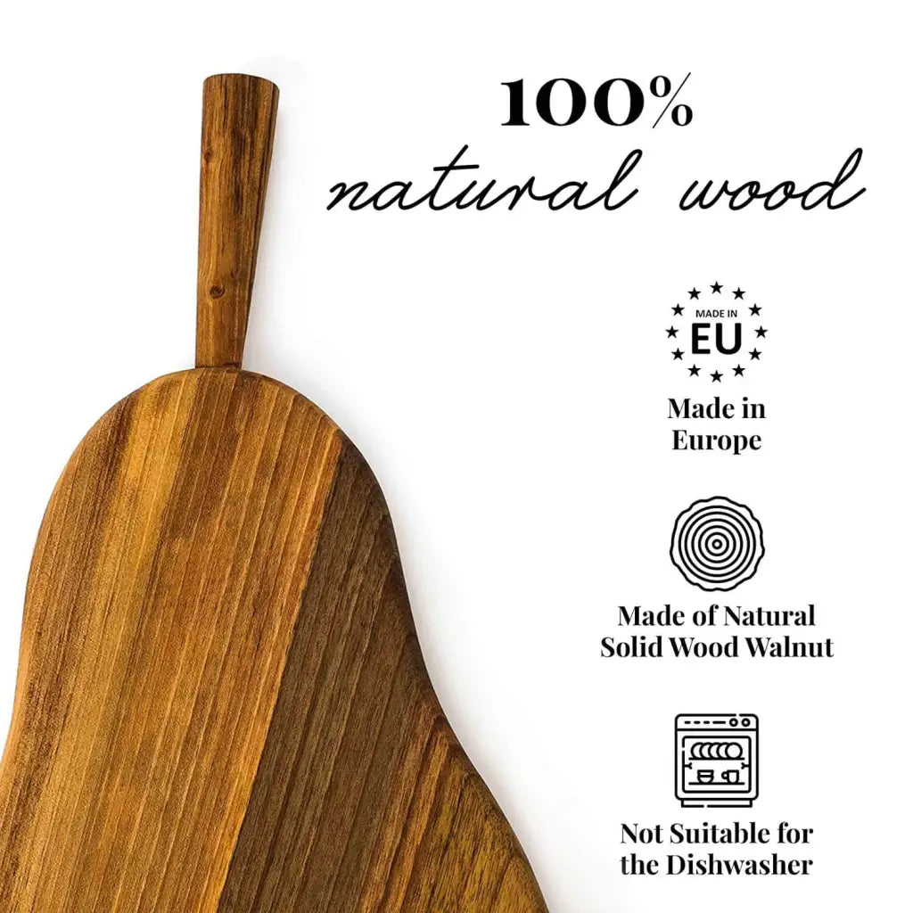 Tuuli Taglieri in legno Pera Noce tagliere 43x22 cm noce