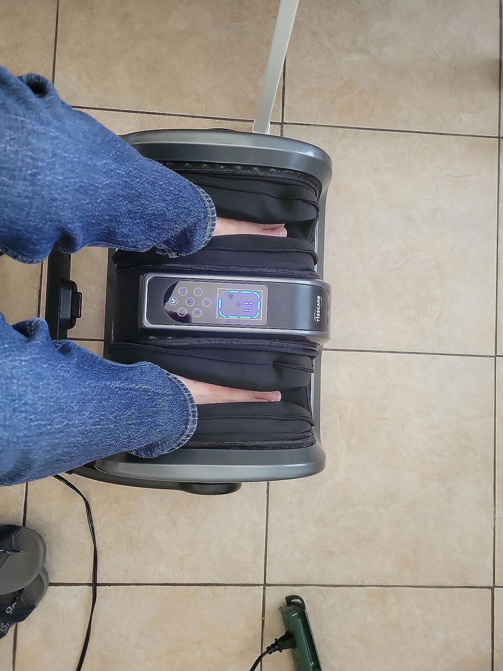 Tisscare Foot Massagers massaggiatore piedi shiatsu bianco 5 intensità