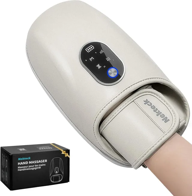 Nekteck Hand Massager Mani Polso Calore Senza Fili