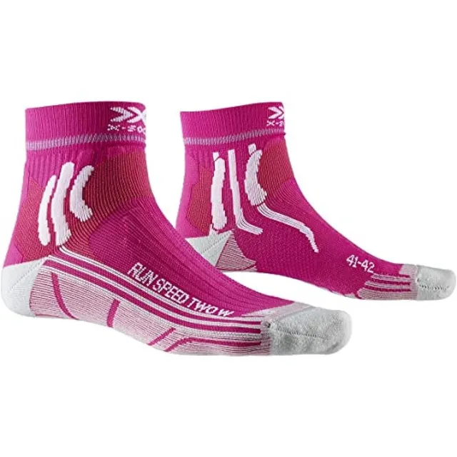 X-SOCKS Run Speed Two calzini corsa donna 39-40 rosa