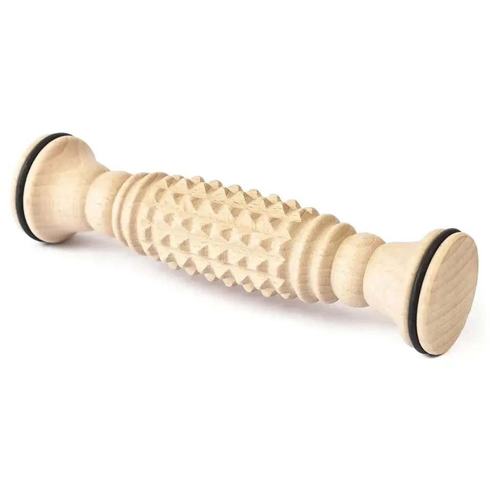 Tuuli Rullo Massaggio Piedi Legno Faggio 20 cm manuale