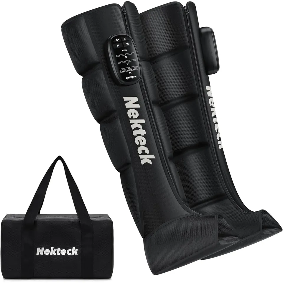 Nekteck Leg Massager Stivali Compressione Cordless 6 Modi