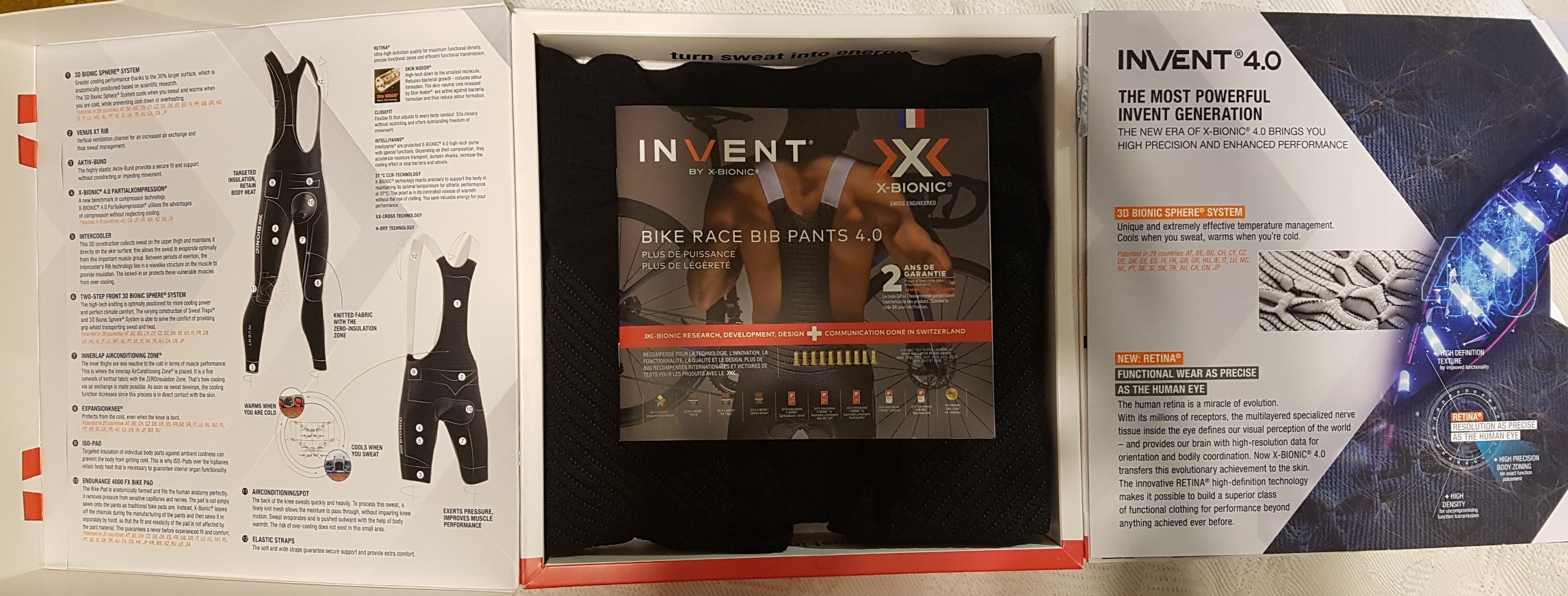 Bionic Invent 4.0 Salopette Ciclismo Uomo Taglia M
