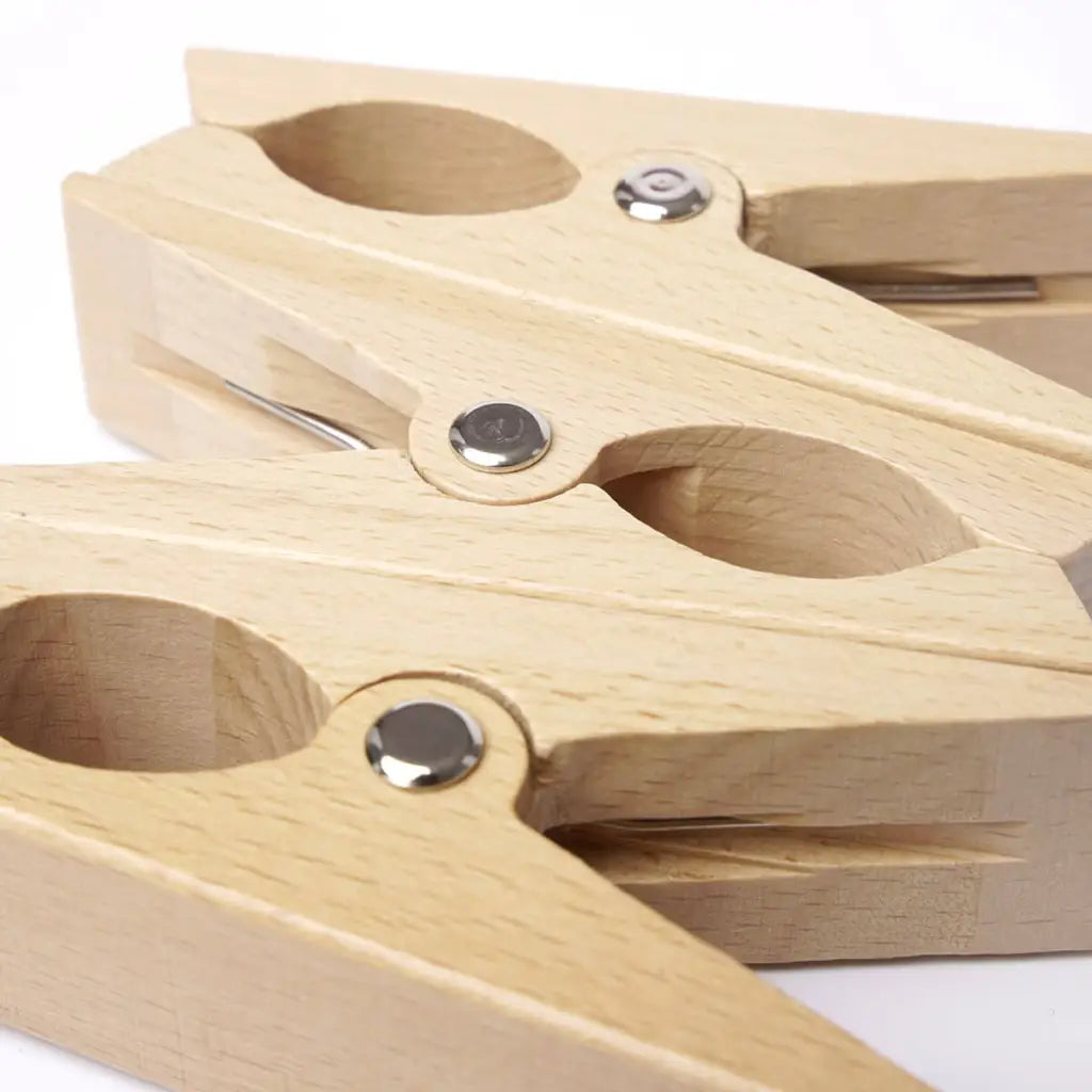 Tuuli Set 2 Mollette Legno Spiaggia per Teli da Mare