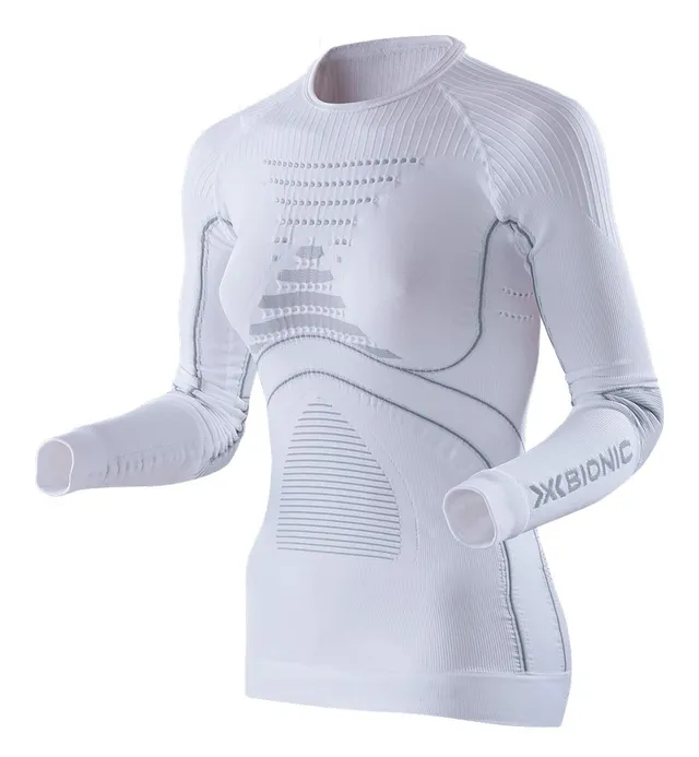 X-Bionic Energy Accumulator Maglia Termica Donna Bianco/Grigio