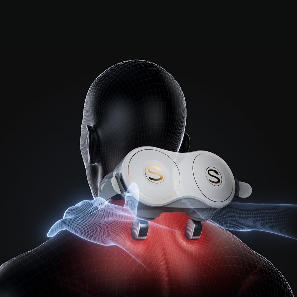 SKG H7-E Neck & Shoulder Massager collo spalle bianco calore