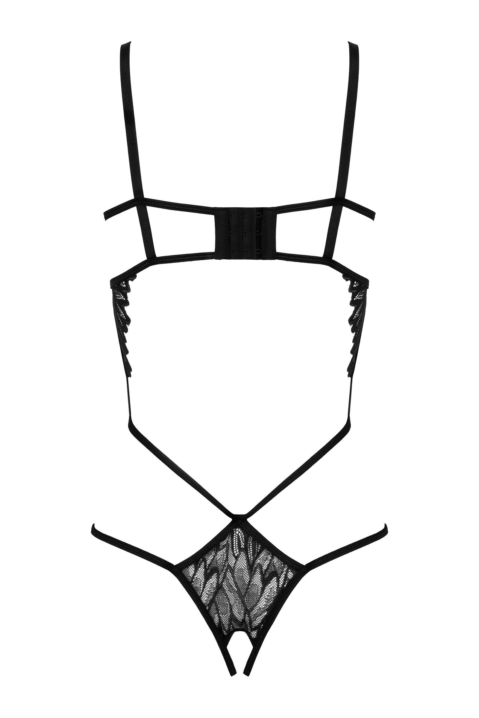 Kotek Bodys body pizzo nero S/M schiena aperta BD102