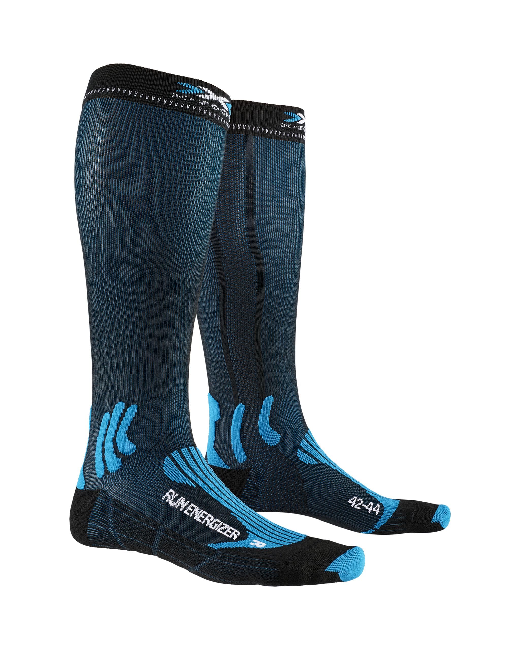 X-Socks Run Energizer Calze Running Unisex Taglia L 39-41 Blu