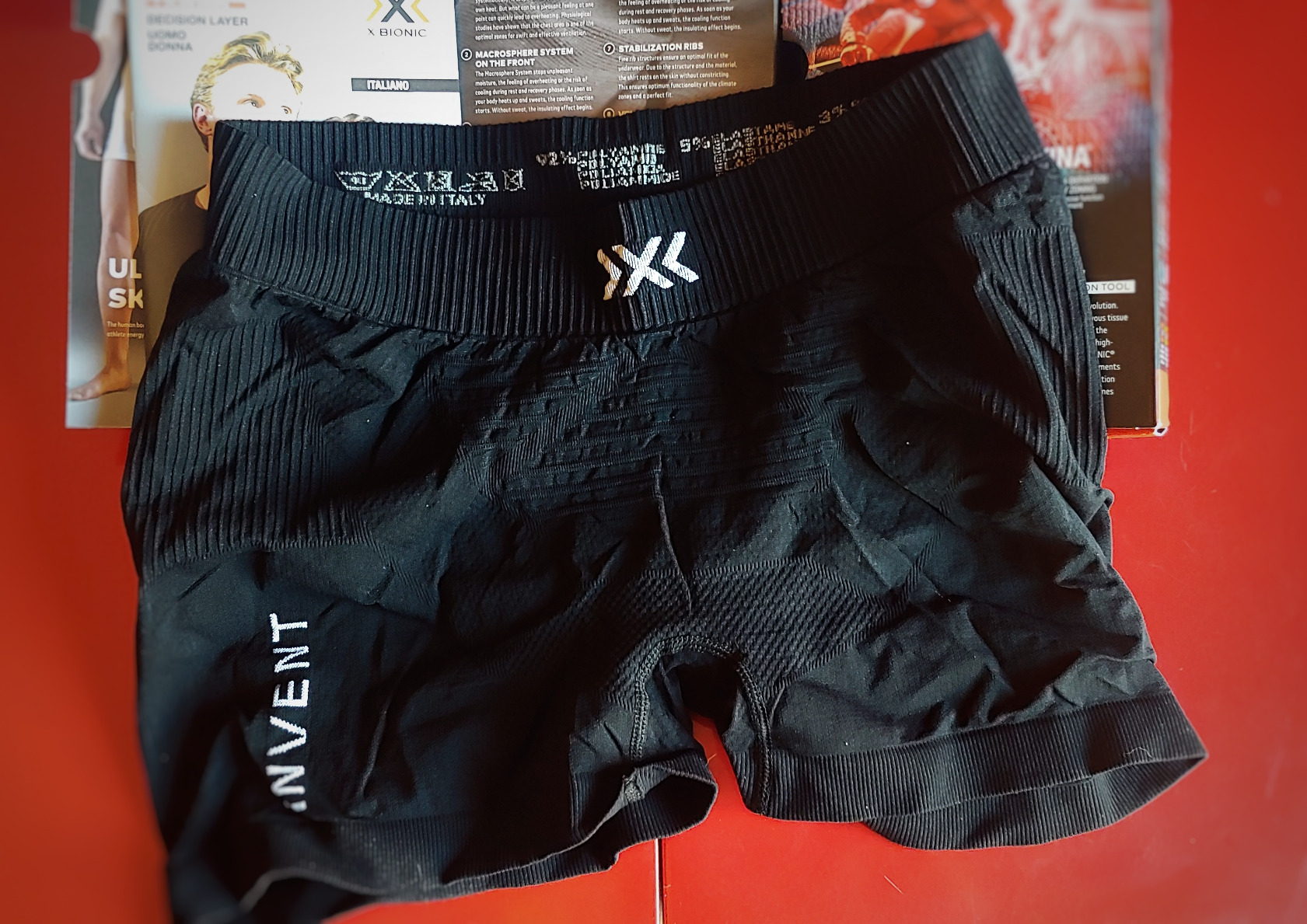 X-Bionic Invent Light Boxer Uomo Nero termoregolante