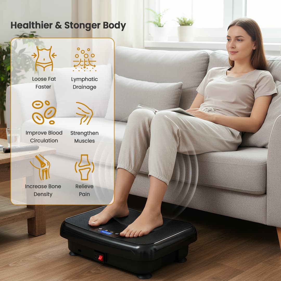 TISSCARE Vibration Plate mini pedana vibrante casa