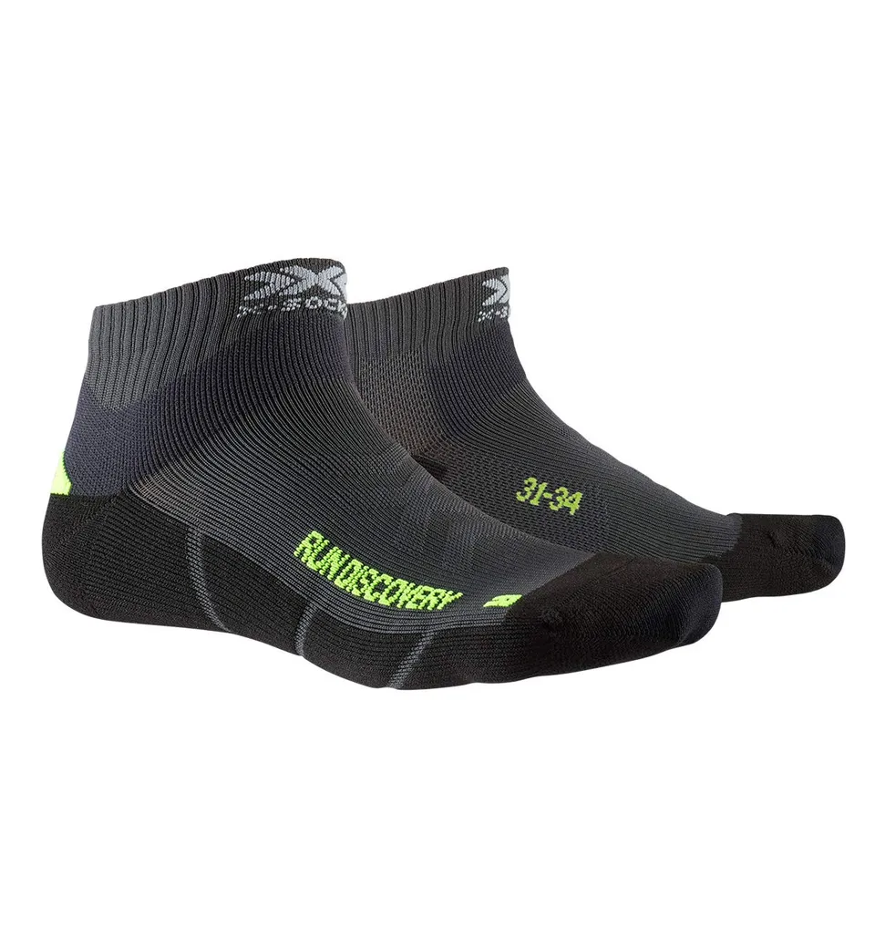 Bionic X-Socks Run Discovery calze corsa bambino 27-30 bianche