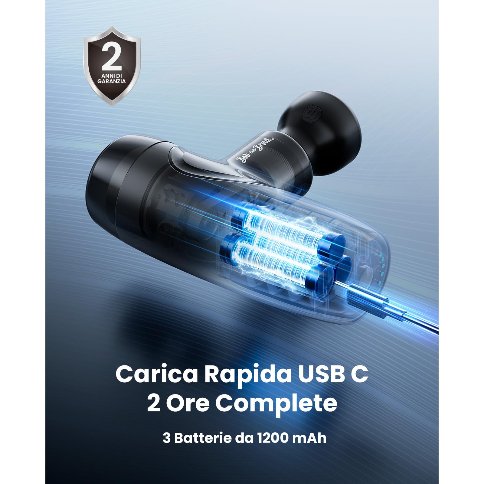 Bob and Brad M7 Plus Pistola Massaggio Calore 9mm Compatta