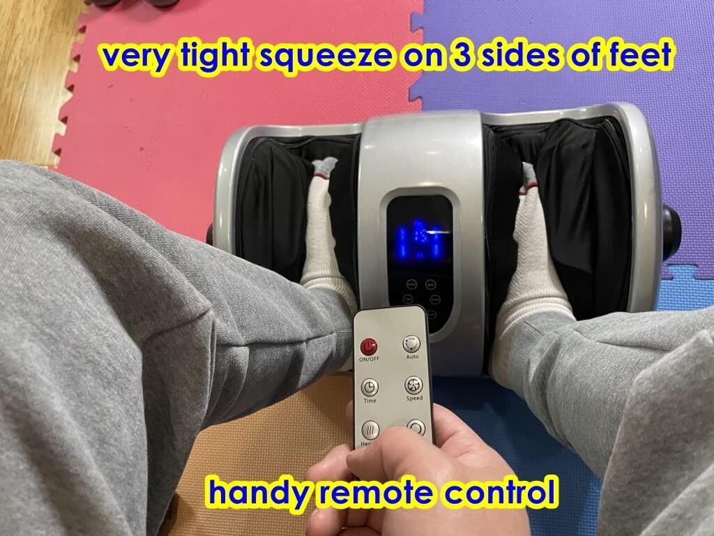 Tisscare Foot Massagers massaggiatore piedi shiatsu bianco 5 intensità