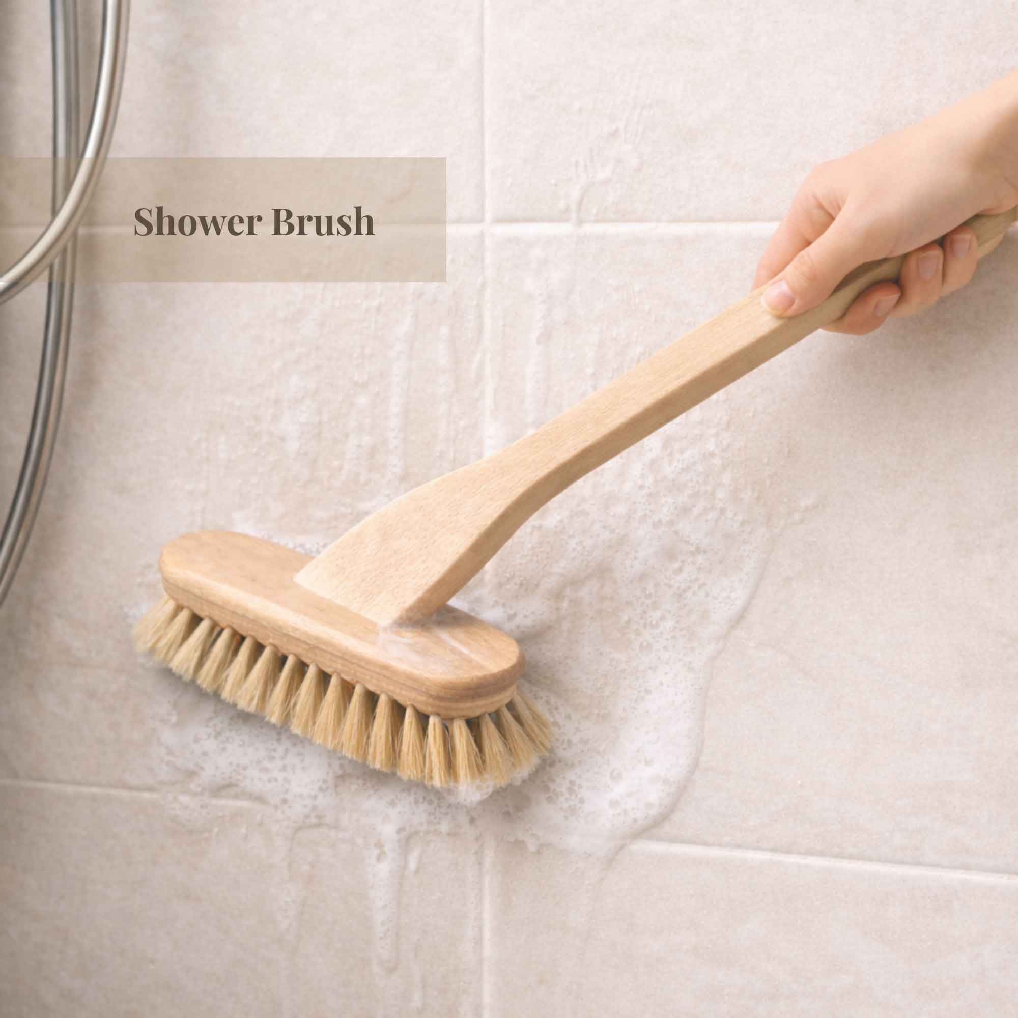 Tuuli Accessori casa Spazzola bagno 40 cm faggio crine
