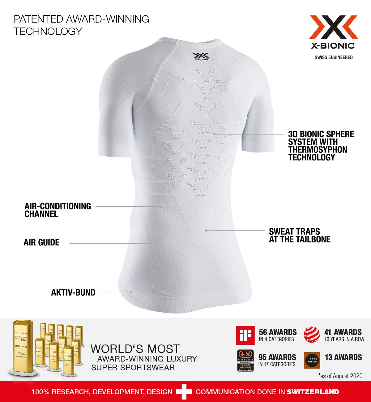 Bionic Energizer Mk3 Maglia funzionale donna M bianca