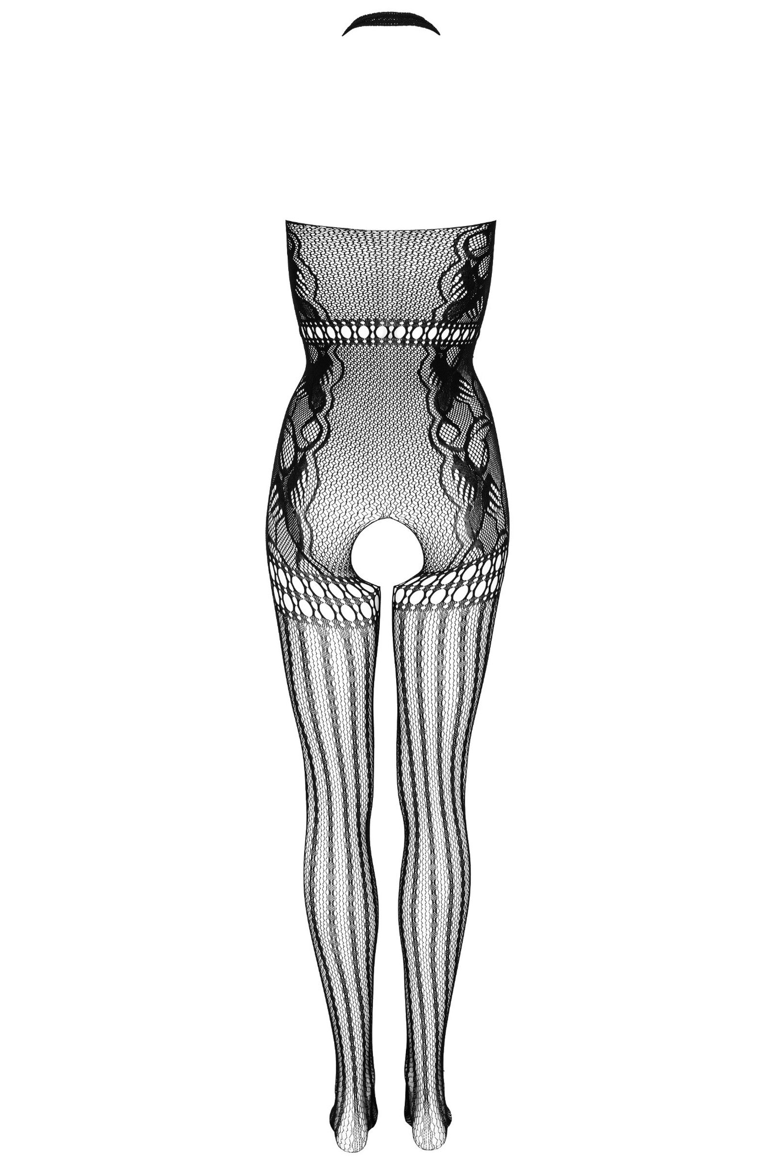 Kotek Bodystockings bodystocking rete nero aperto S/M/L