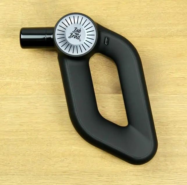Bob and Brad D6 Pro pistola massaggio nero classico 16mm