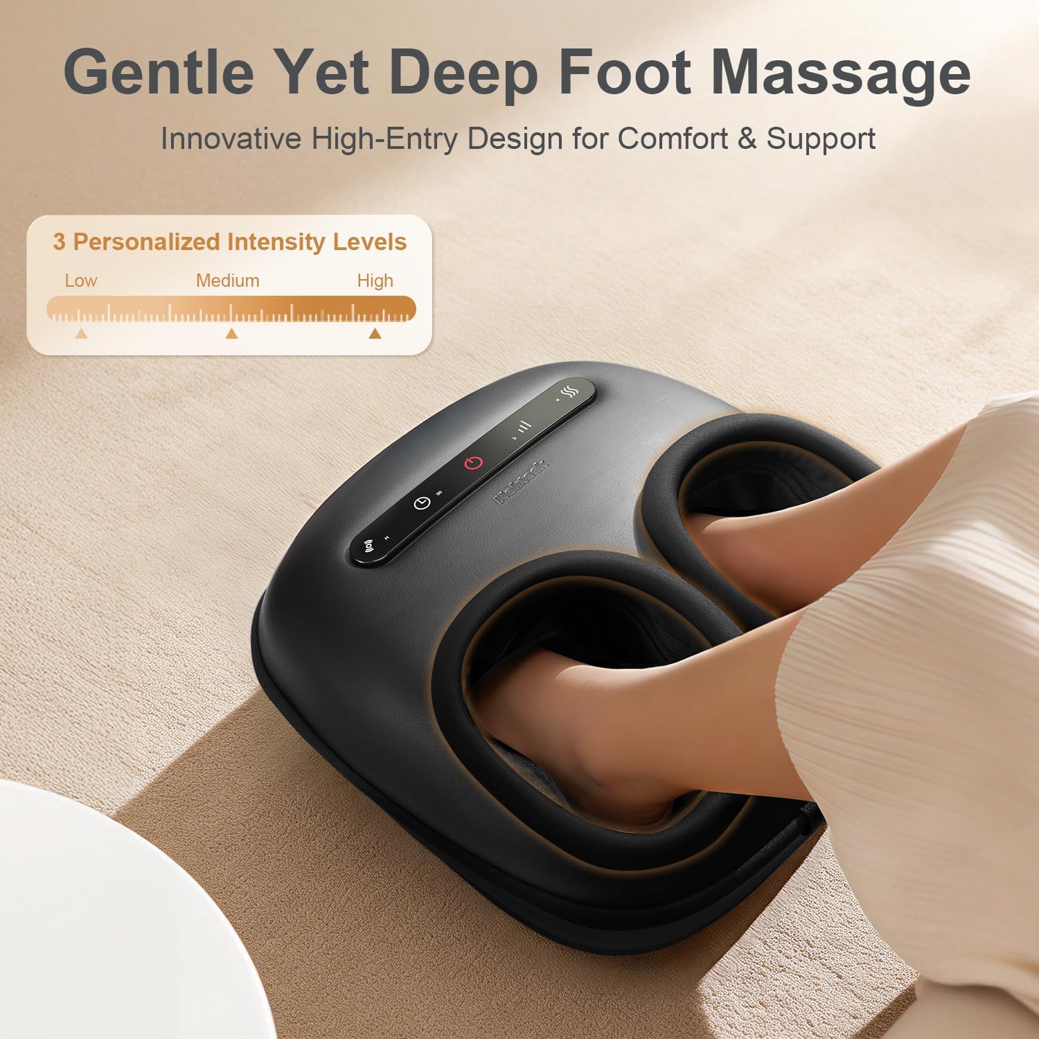 Nekteck Foot Massager Massaggiatore Piedi Shiatsu con Calore