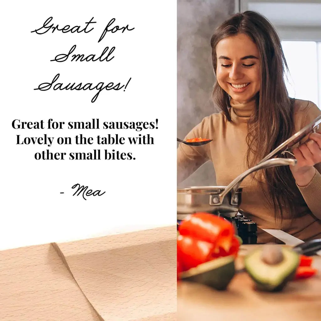 Tuuli Taglieri in legno Tagliere salame faggio 37 cm