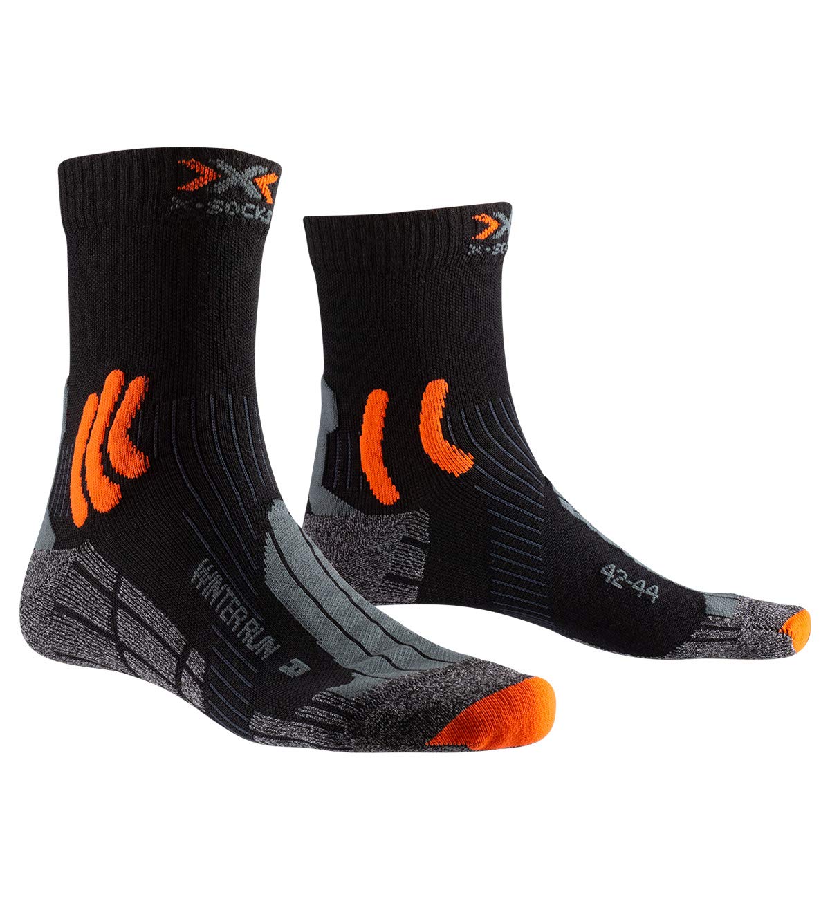X-Socks Winter Run 4.0 calze running nero 42/44