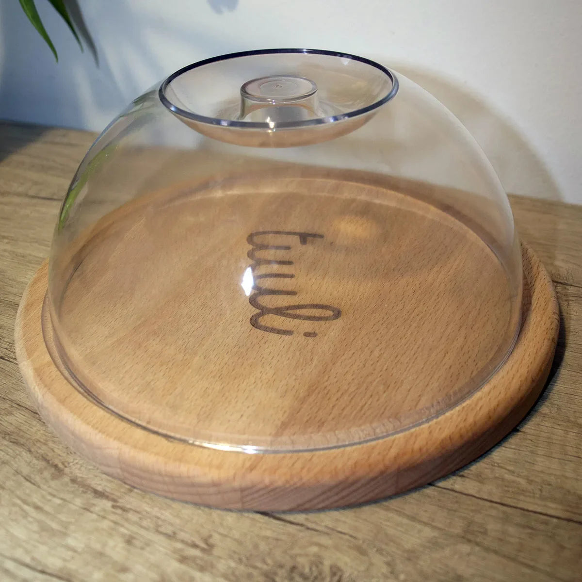 Tuuli Taglieri legno Tagliere rotondo personalizzato con coperchio