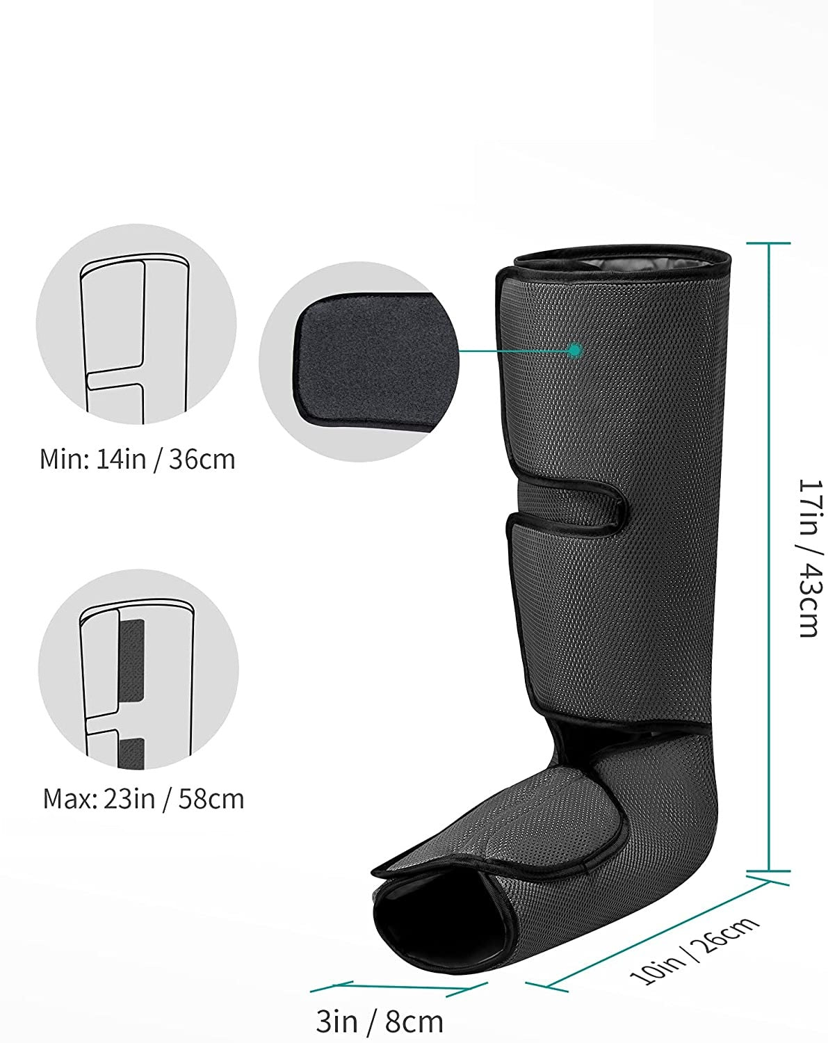 Nekteck Leg Massager massaggiatore polpacci aria classico