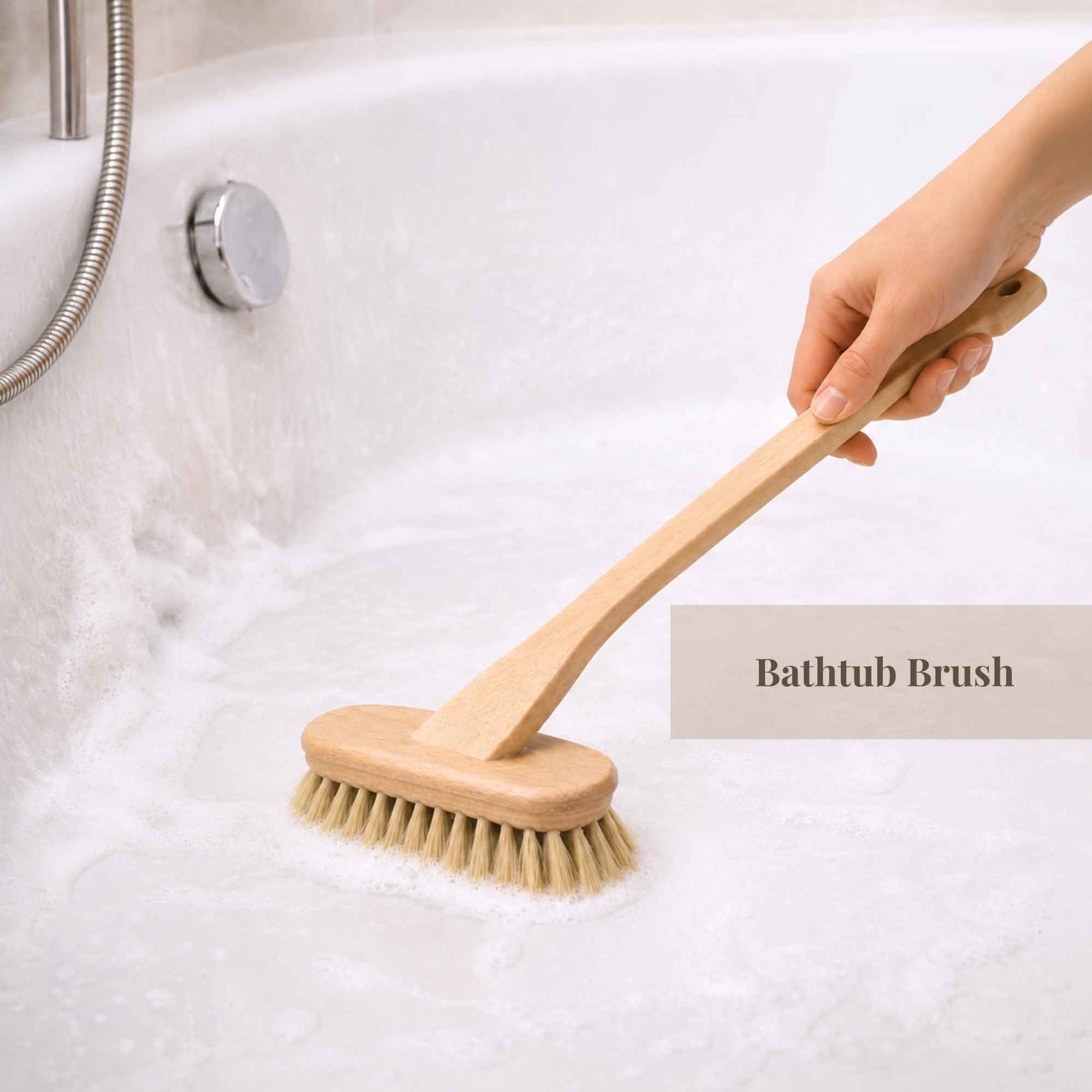 Tuuli Accessori casa Spazzola bagno 40 cm faggio crine