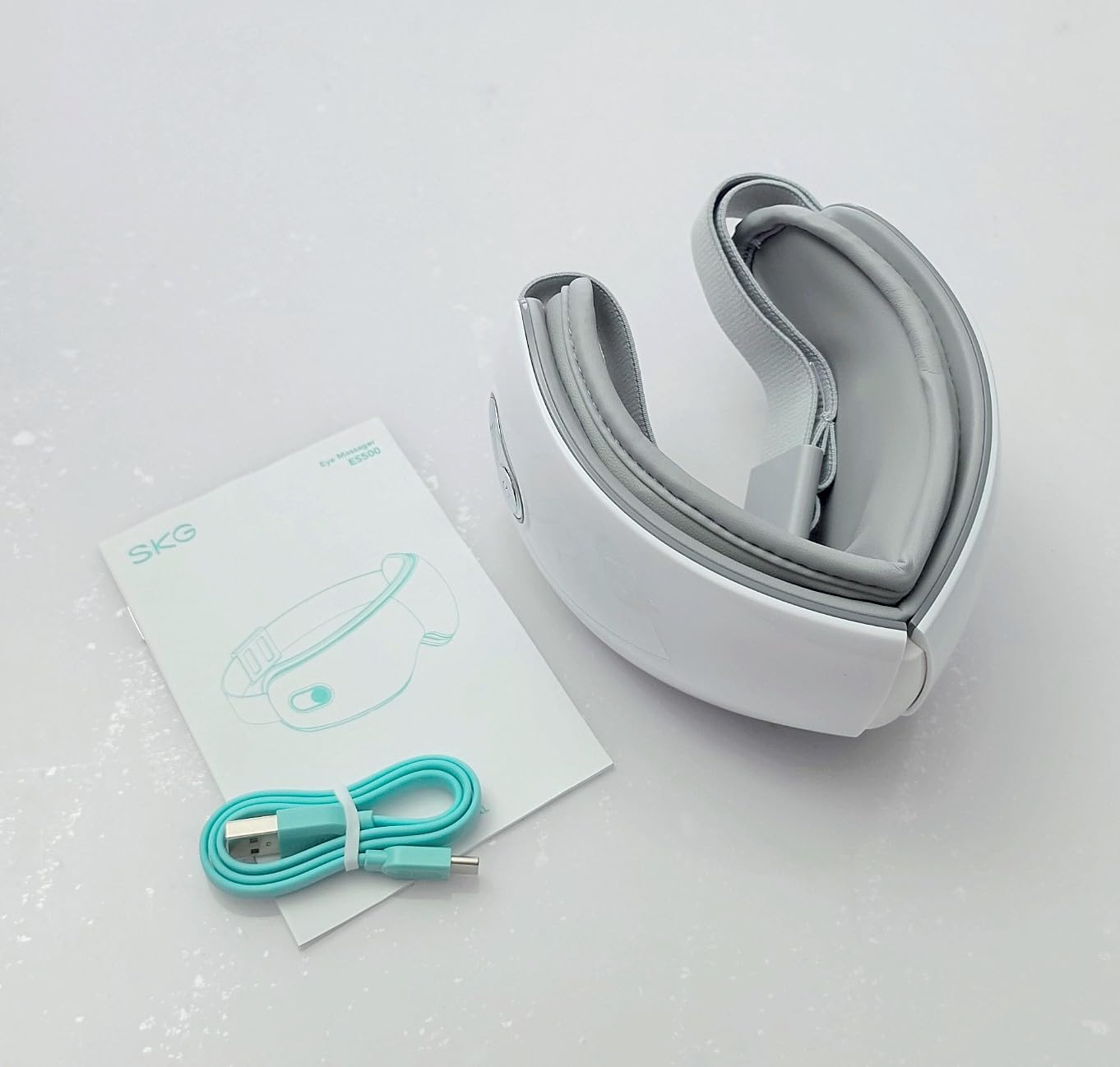 SKG Eye Massager massaggiatore occhi Bluetooth calore