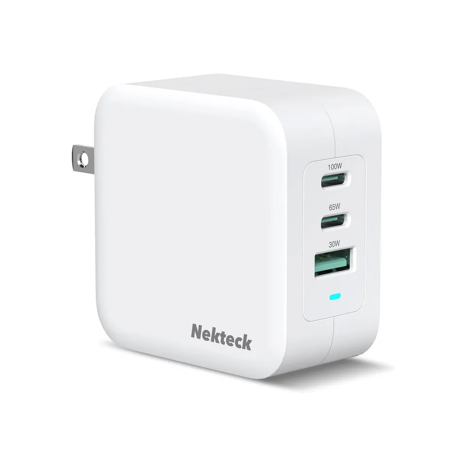 Nekteck Accessories & Charger Caricatore GaN 100W 3 Porte USB
