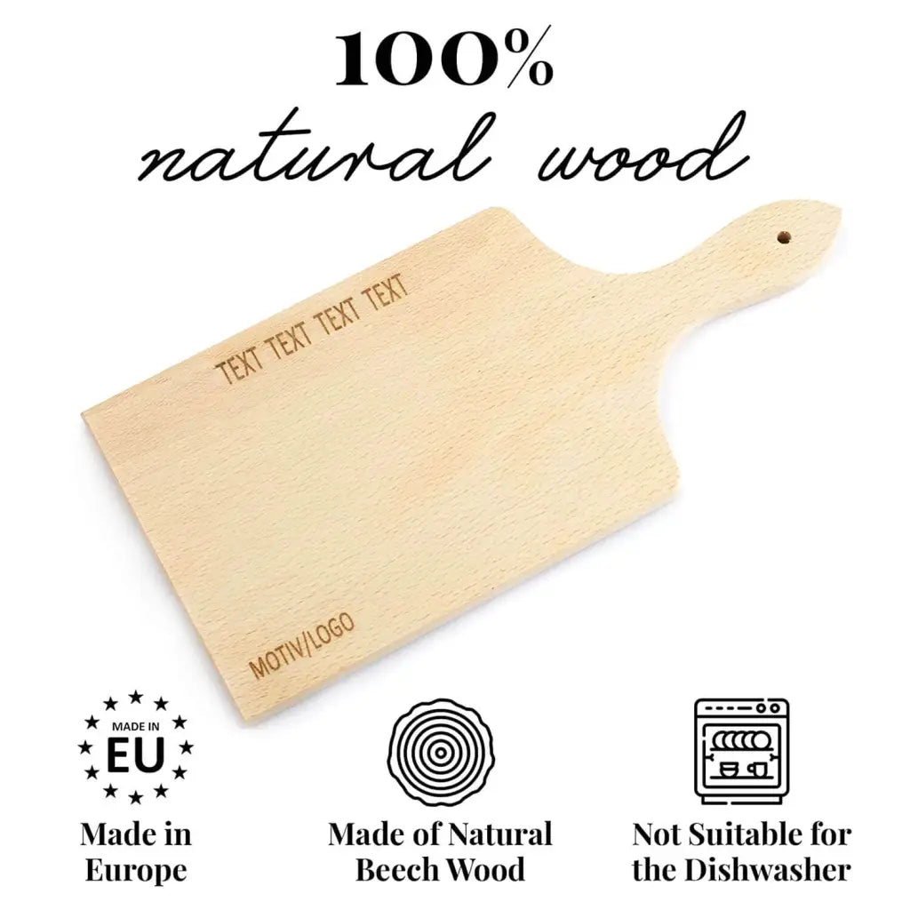 Tuuli Taglieri in legno personalizzato faggio 30x14 cm inciso