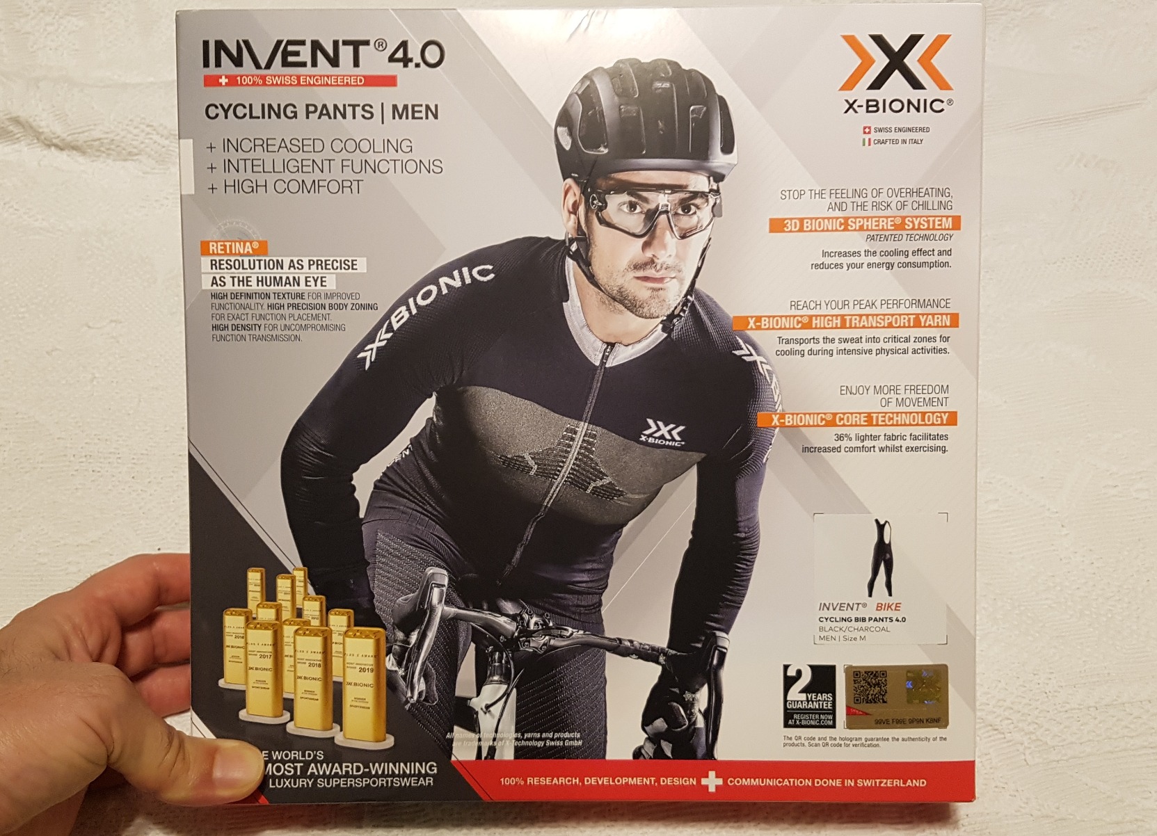 Bionic Invent 4.0 Salopette Ciclismo Uomo Taglia M