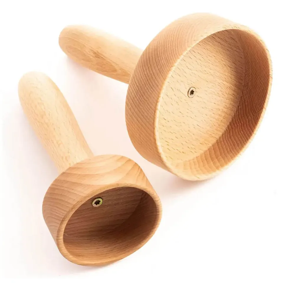 Tuuli Set 2 coppette faggio massaggio corpo 8+10 cm