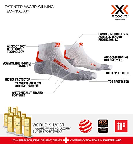 X-Socks Run Discovery Calzini Corsa Opal Black 35-38