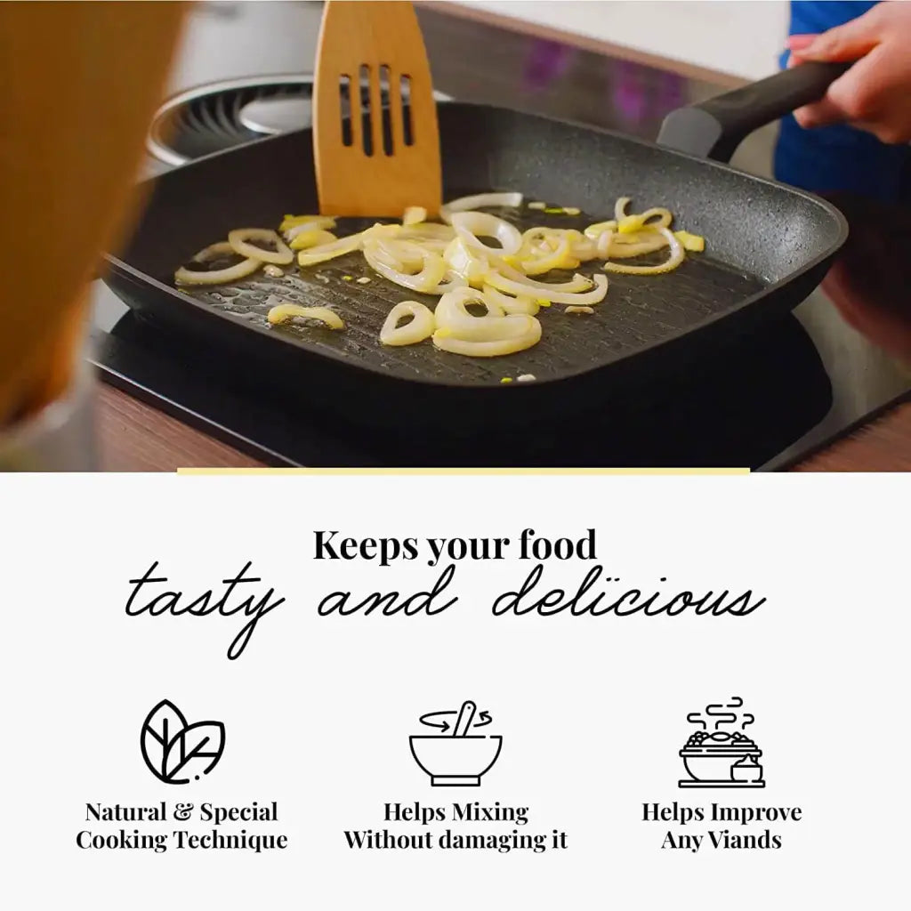 Tuuli Utensili da cucina in legno Set 6 spatole 30 cm faggio