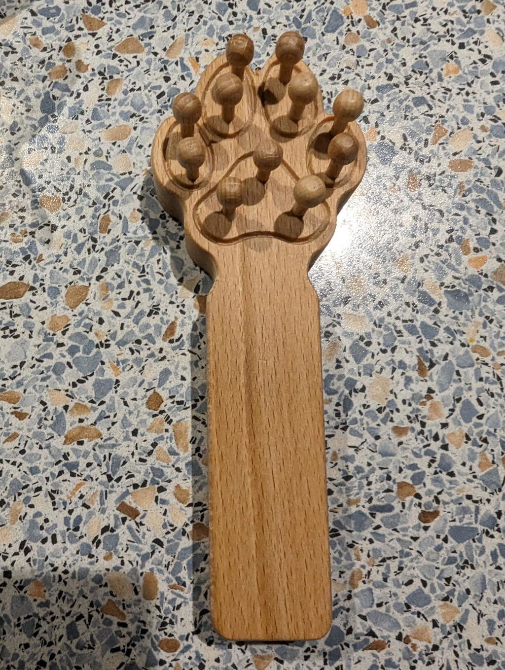 Tuuli spazzola massaggio animali legno di faggio standard