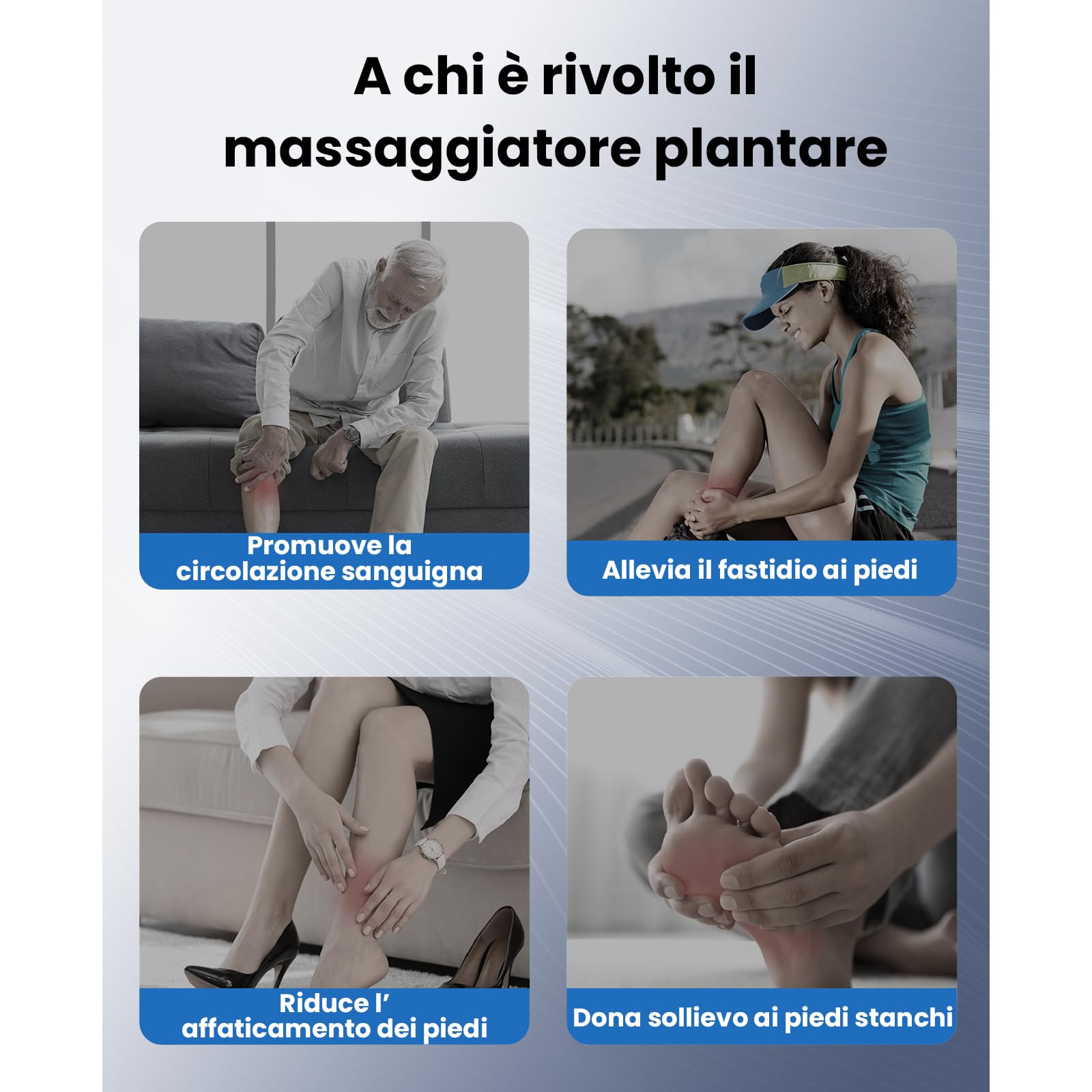 Bob and Brad 721 massaggiatore piedi shiatsu con calore