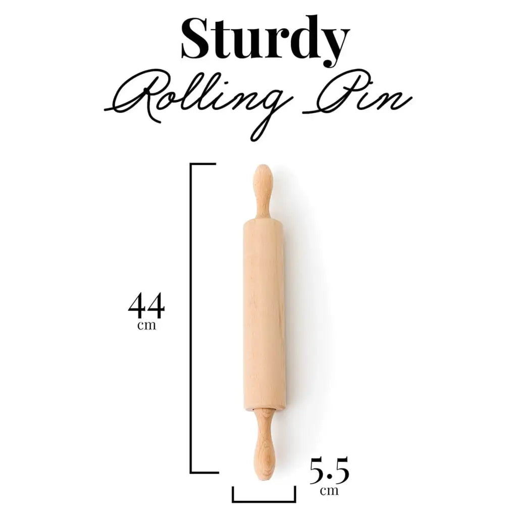 Tuuli Mattarelli in legno mattarello faggio 44 cm centro rotante